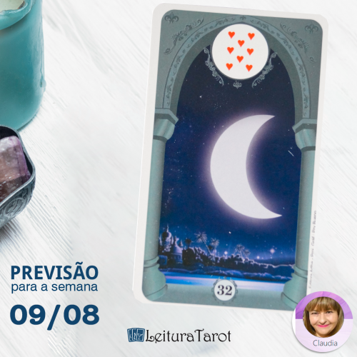 Previsão semanal do Tarot de 09 a 15 de agosto de 2020